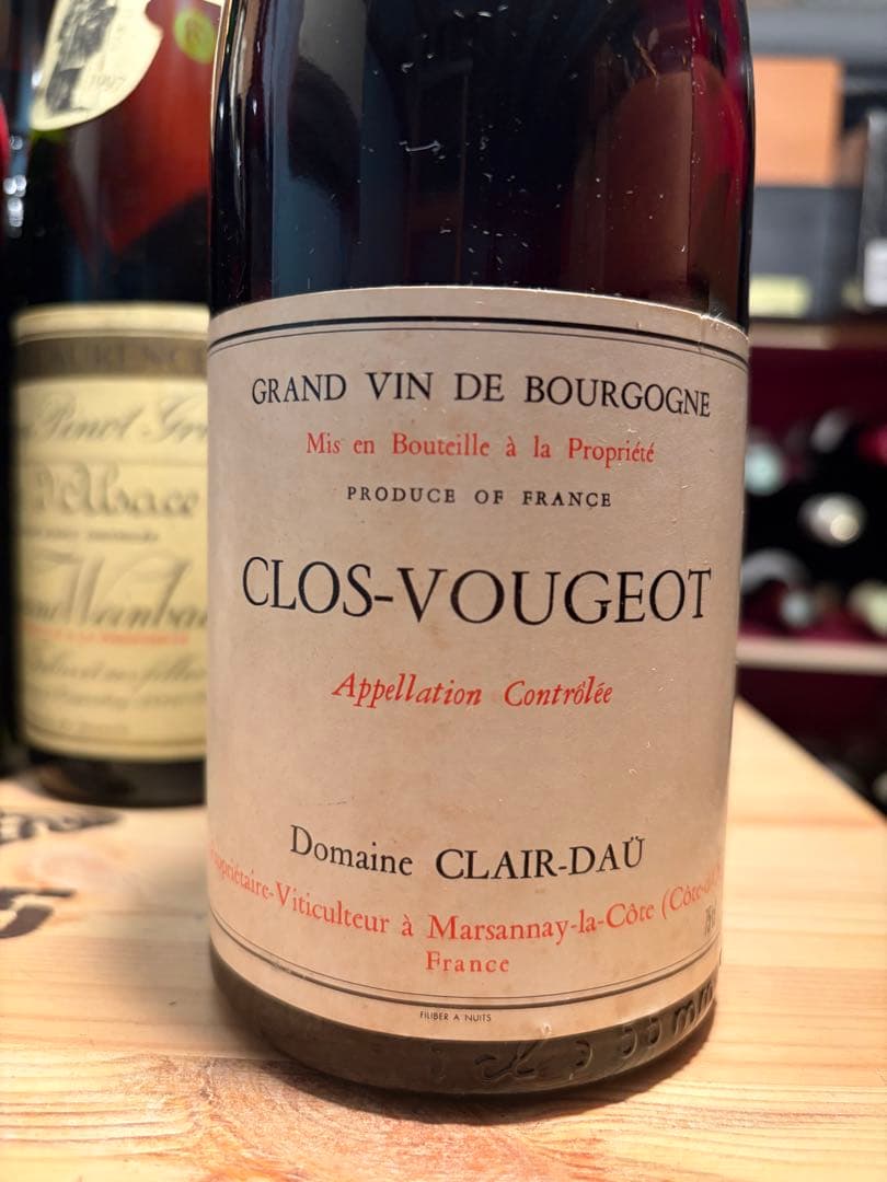 1979年CLOS-VOUGEOT Domaine CLAIR-DAU