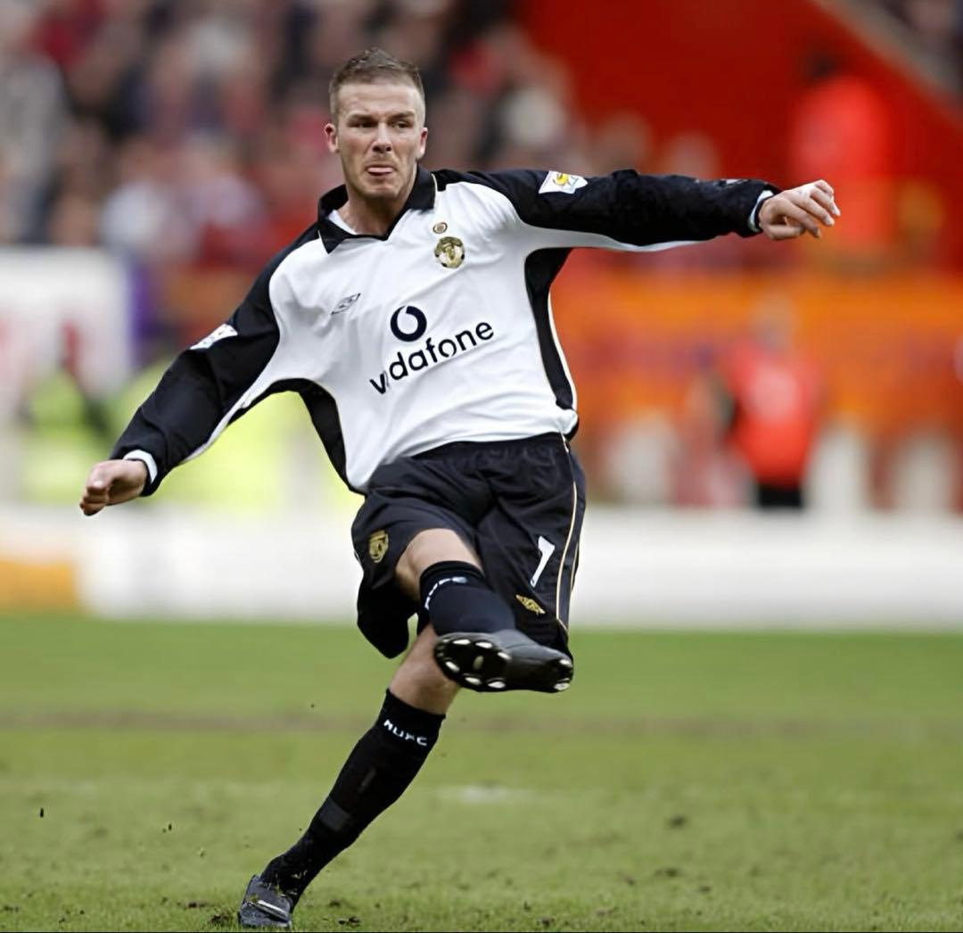 【美品】マンチェスター・U 01-02 アウェイ/サード 長袖ユニフォーム