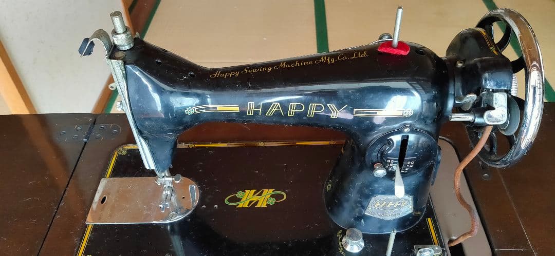 HAPPY HA-1 H4式 足踏みミシン アンティーク