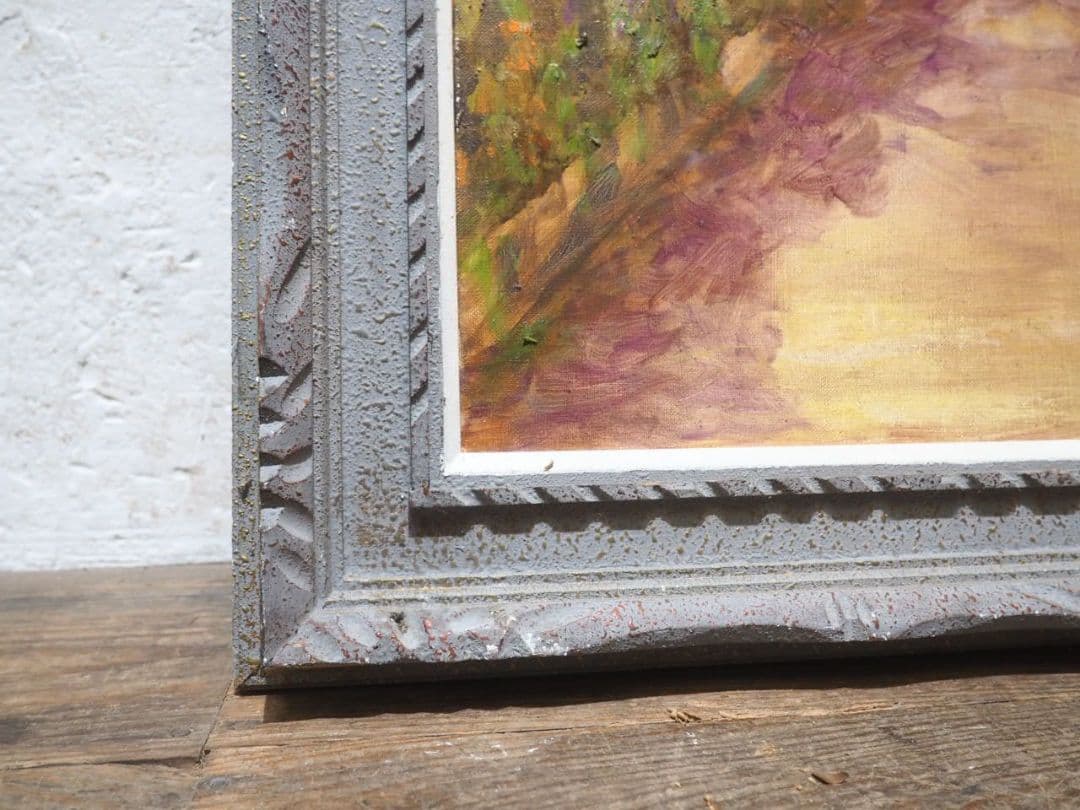 1299 レトロな額縁　F15　アートフレーム　油彩　水彩　画材　ビンテージ