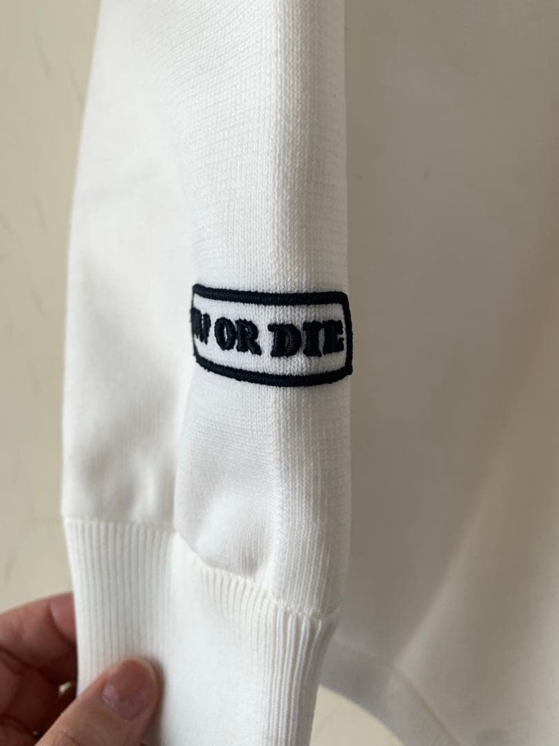 MARK & LONA ホワイト 長袖トレーナー