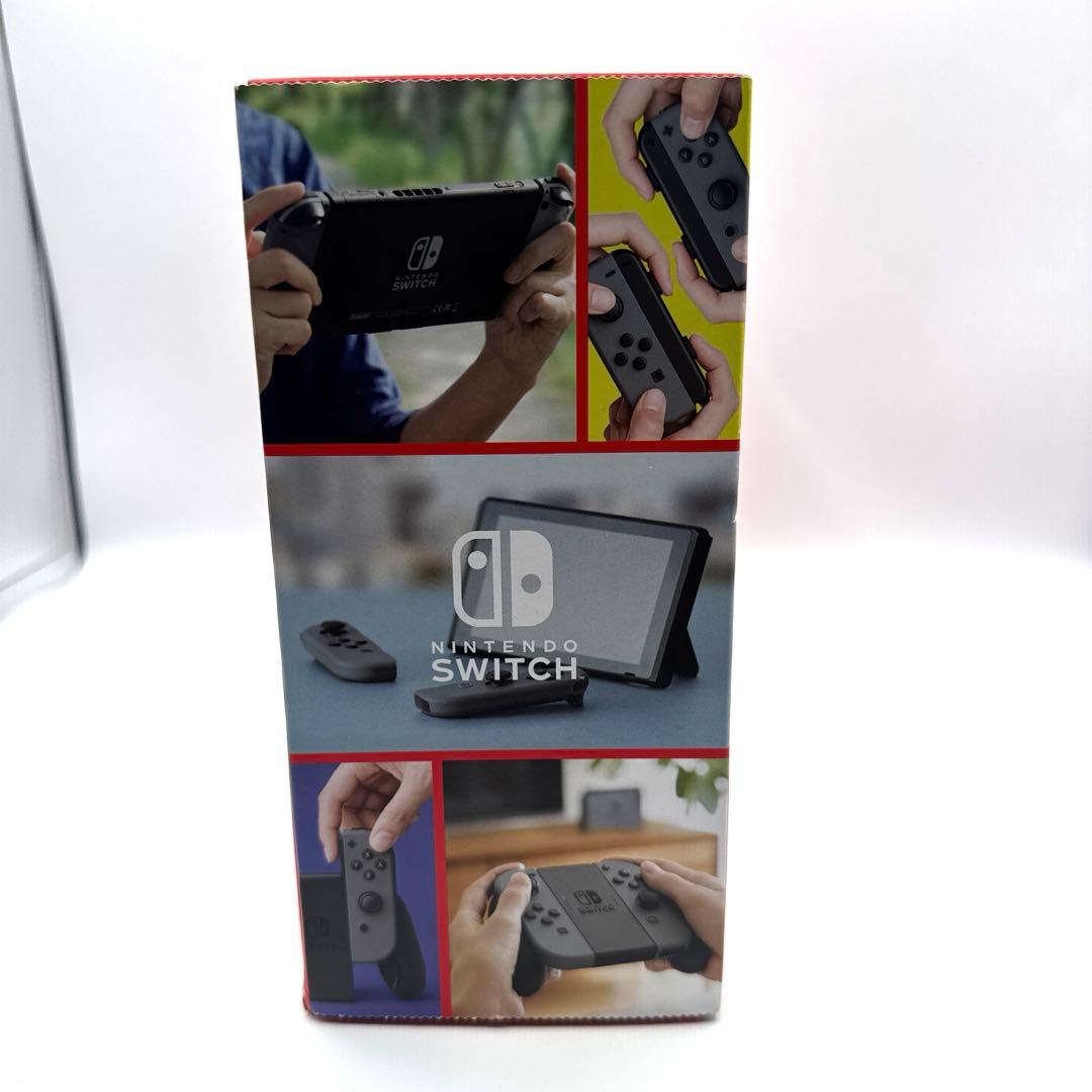未使用級Nintendo Switch 本体 グレー バッテリー強化版 プロコン