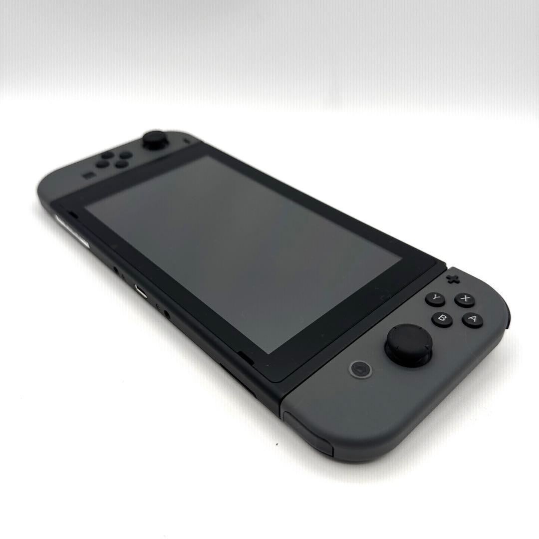 未使用級Nintendo Switch 本体 グレー バッテリー強化版 プロコン