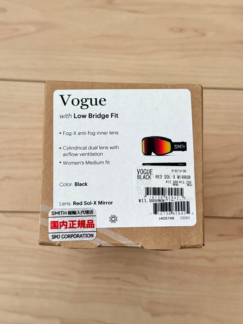 Smith スミス Vogue ゴーグル ブラック