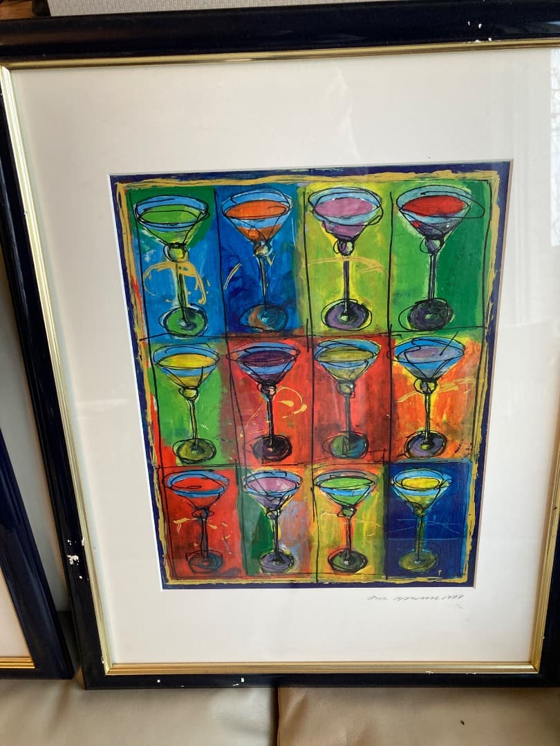 色彩の美しさが光る水彩画二点