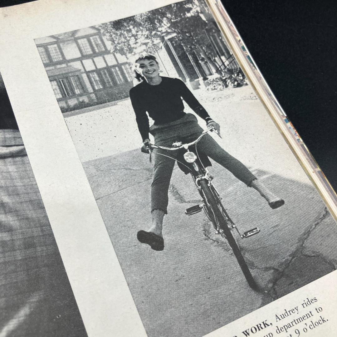 1950年代　当時物　オードリーヘップバーン 表紙　LIFE誌　ビンテージ雑誌