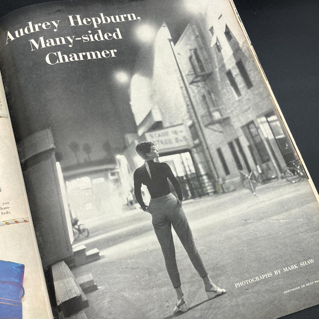 1950年代　当時物　オードリーヘップバーン 表紙　LIFE誌　ビンテージ雑誌