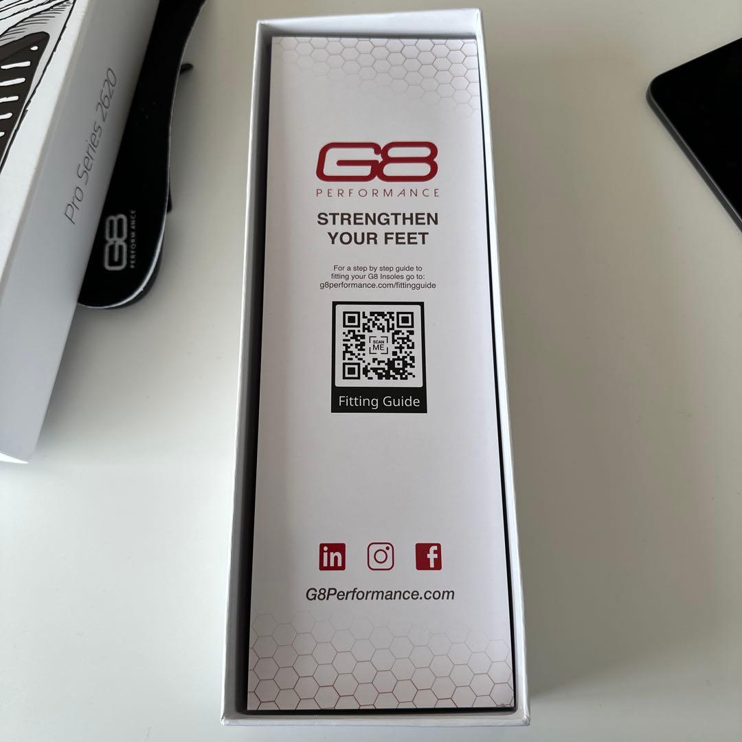 G8 ProSeries 2620 インソール（カスタマイズ可能）