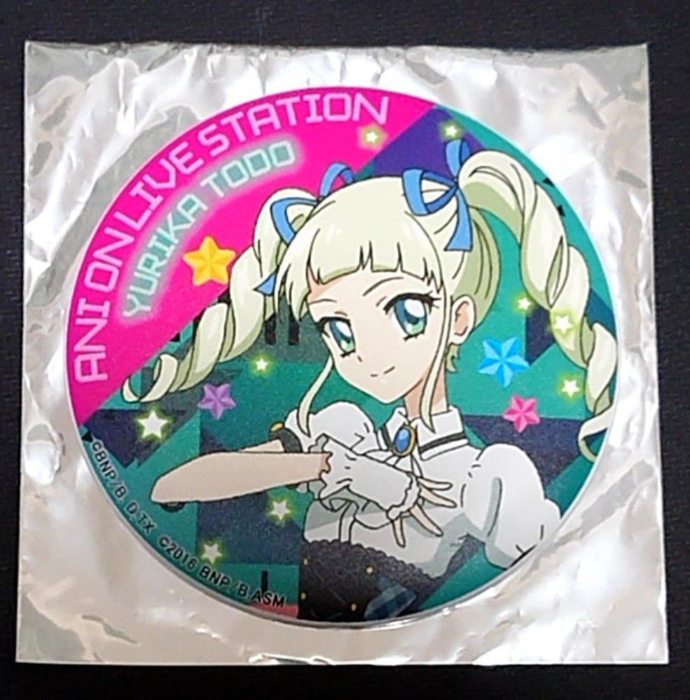 アイカツ アニONカフェ 白銀リリィ SD マグネットバッジ マグバッジ