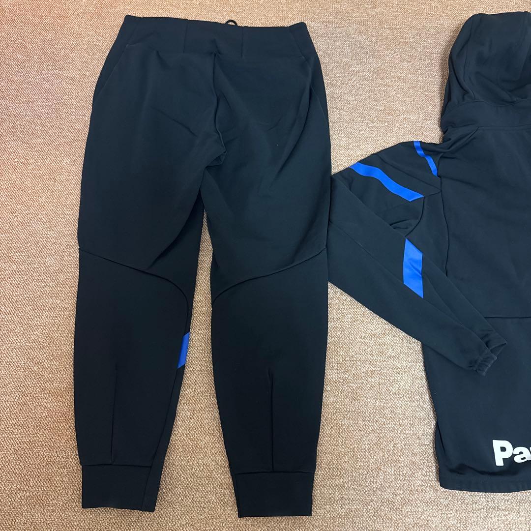 アディダス バレーボール ジャージ Sサイズ ブラック ブルー パナソニック