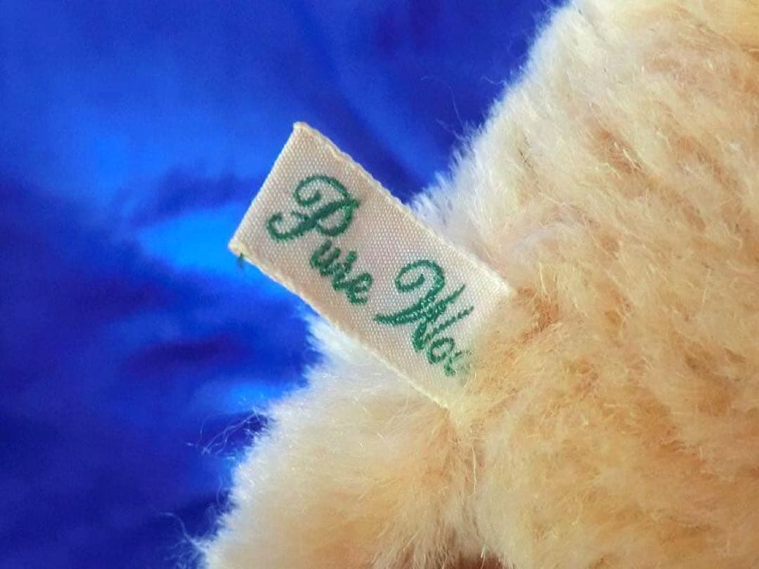 アンティーク　たてがみフサフサ　純羊毛使用　馬　ポニーぬいぐるみ　鞍付き　日本製