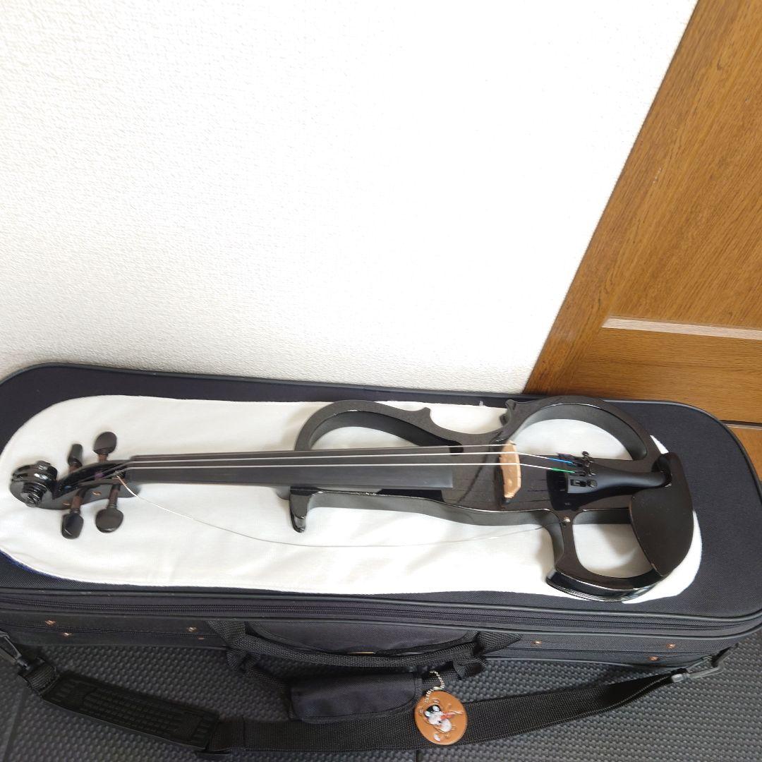 【匿名配送】 Valente EVN-27 エレキバイオリン ブラック