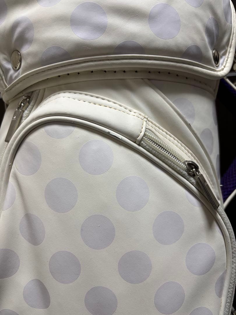 【最終値下げ】adidasレディースキャディバッグ ホワイト おまけつき