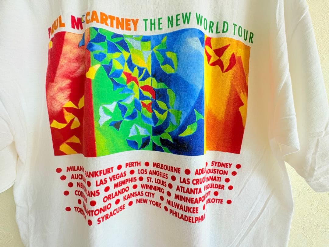 デッドストック 90s USA製 ポールマッカートニー Tシャツ