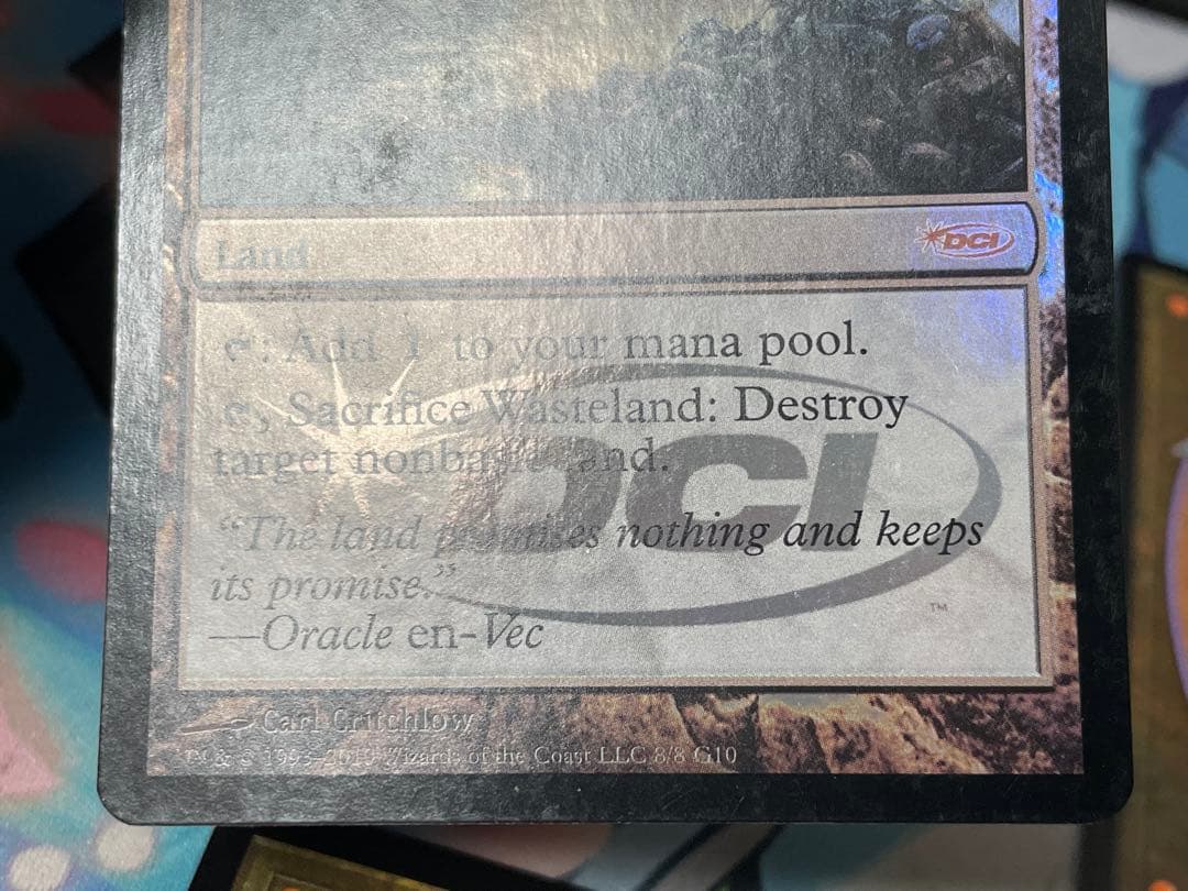 MTG 不毛の大地 プロモ Foil 4枚セット