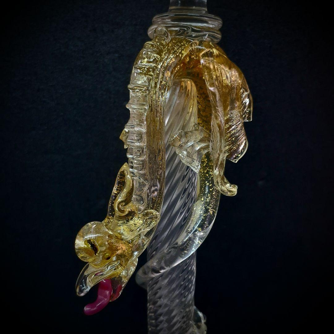 MURANO La Fenice ムラノ ラ フェニーチェ 双頭 ドラゴングラス