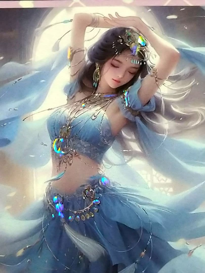 のこり１✩廃盤品✩J869＃漫舞轻纱(贝壳光)切り売り海外人物女の子AIマステ