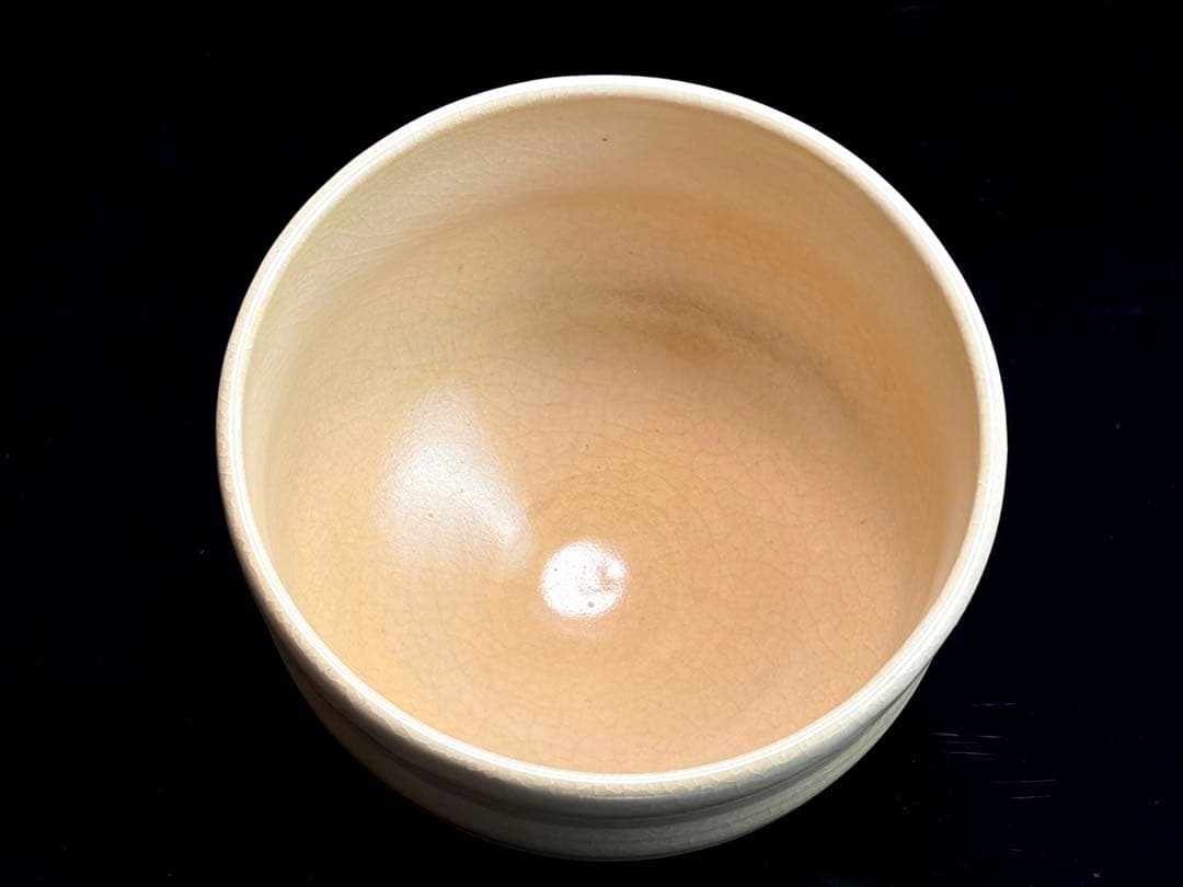 布志名焼 雲善窯九世【土屋善四郎】号 雲善 立雛茶碗 共箱共布栞付R811174