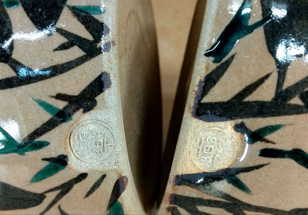 【本物保証】永楽善五郎 十六代 即全 乾山写笹酒瓶 一対 共箱 美品 京焼