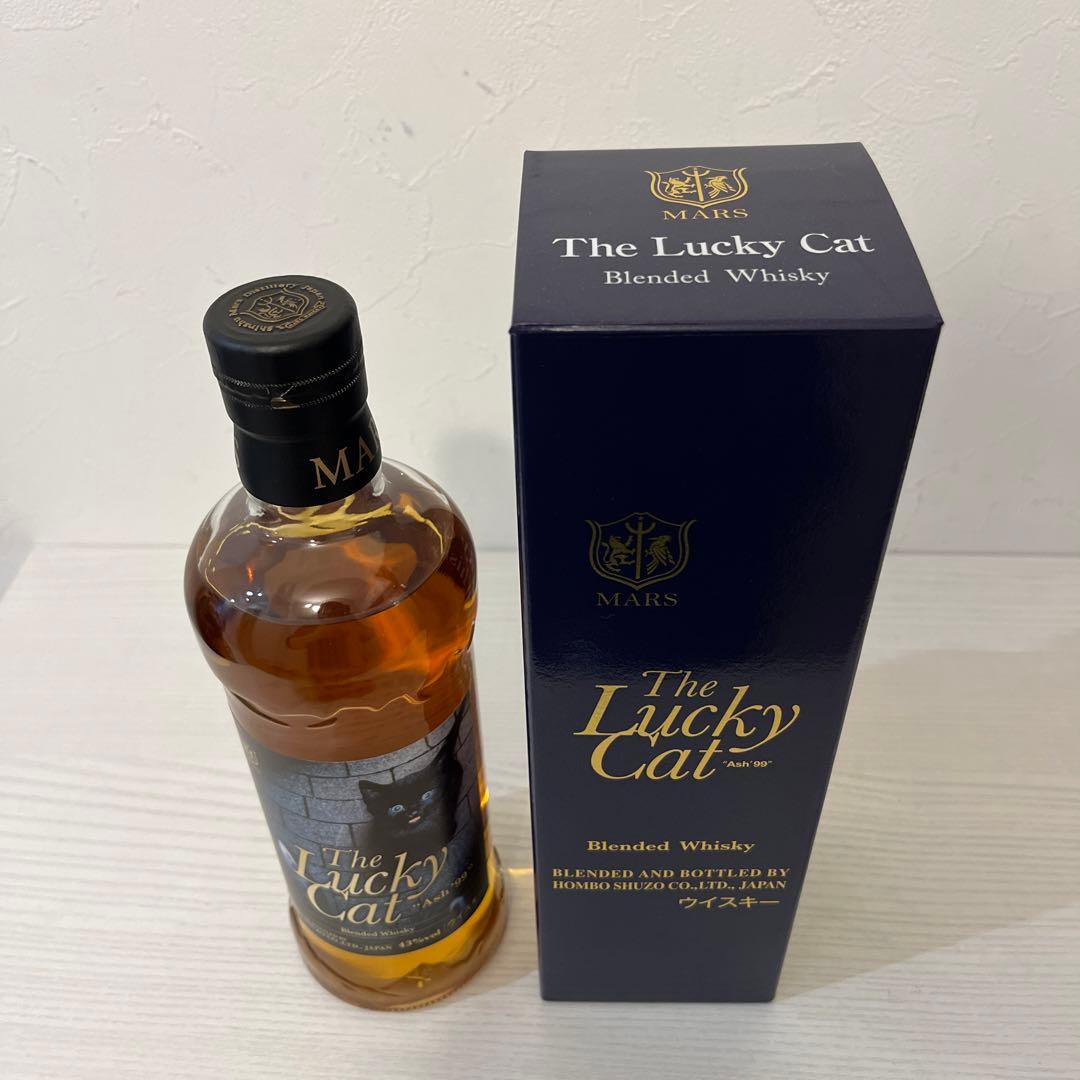 ラッキーキャット　アッシュ99 新品未開封　限定品　マルスウイスキー　箱付き