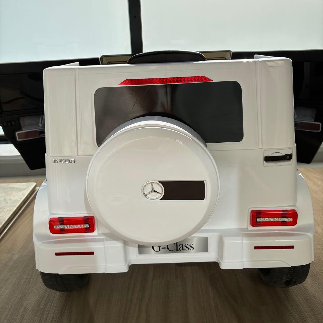 電動乗用ラジコン メルセデス ベンツ G500 Gクラス ゲレンデ ホワイト