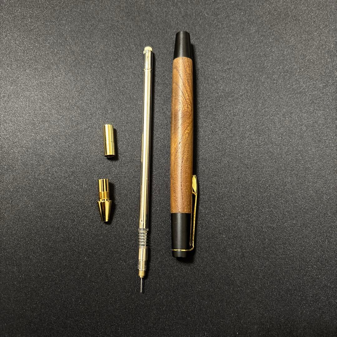 野原工芸 旧型可動式　木製シャープペンシル　欅