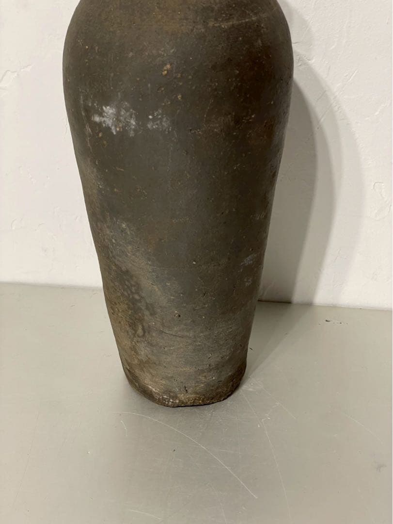須恵器 古陶磁 壺 花瓶 インテリア 時代物 朝鮮【骨董・アンティーク】