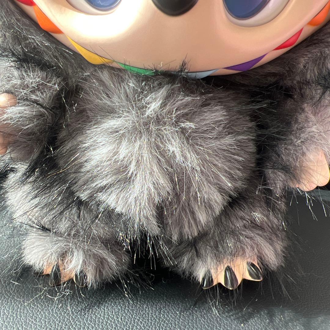 黒 ジモモ BIGサイズ ぬいぐるみ レア labubu ZIMOMO ラブブ