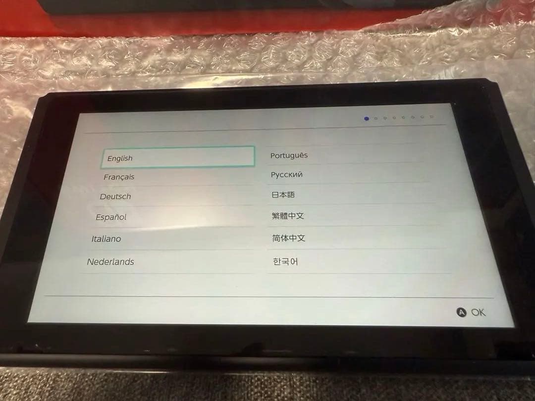 Nintendo Switch グレー 本体 付属品あり。