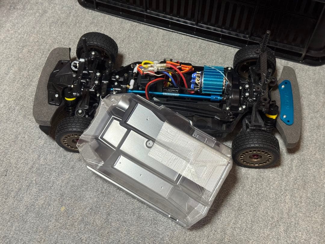 タミヤTT-02ベースラリーカー シトロエンC3WRCオリジナル OP、プロポ付