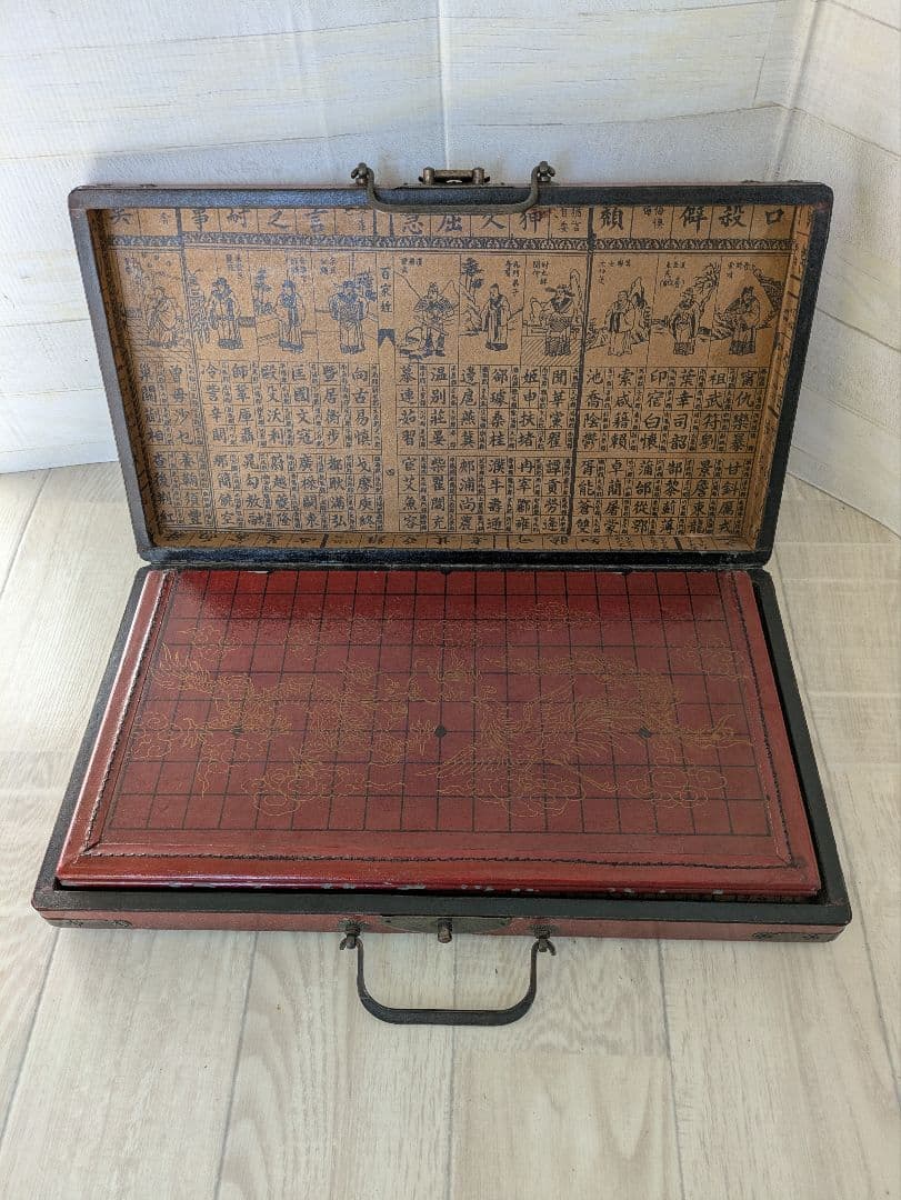 囲碁盤セット ドラゴンデザイン