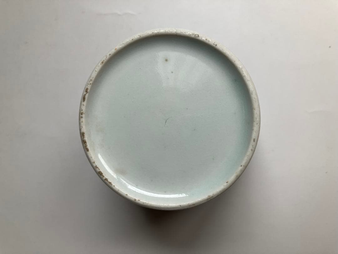 江戸中期頃　古伊万里　瓔珞紋　蕎麦猪口　渦巻紋　骨董　アンティーク　酒器