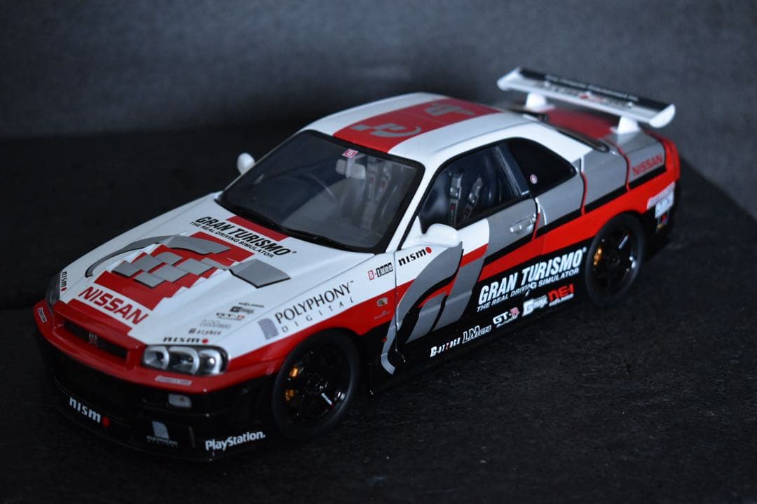 1/18 オートアート 日産 グランツーリスモ R34 スカイライン GT-R