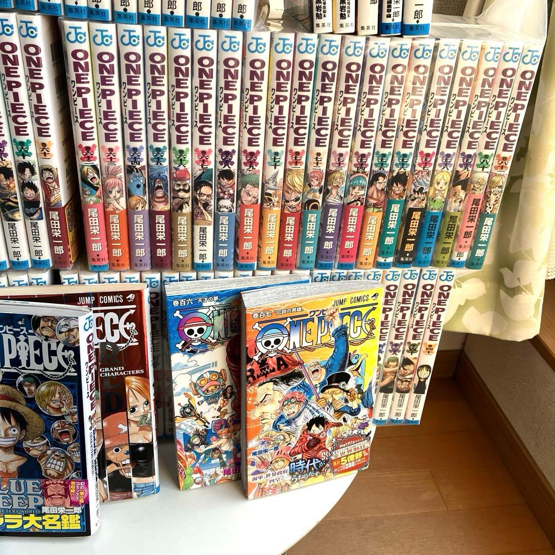ワンピース 漫画 1巻〜107巻 関連本8冊 115冊セット