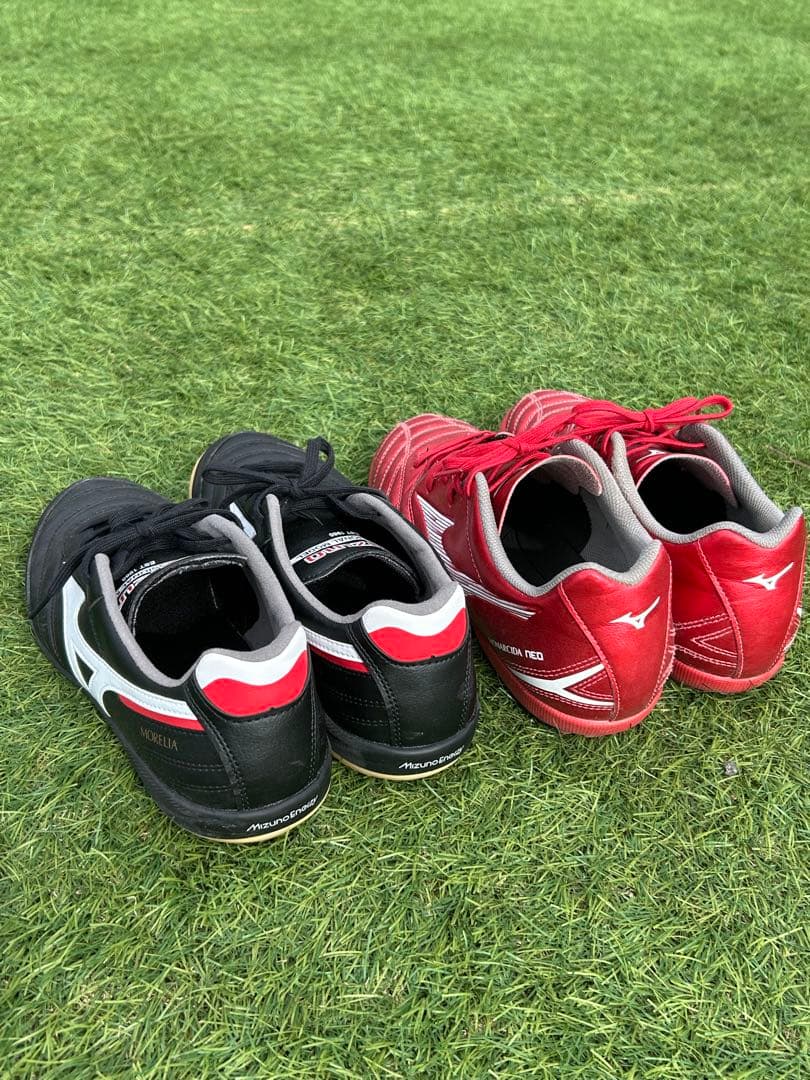 Mizuno MORELIA フットサルシューズ 黒/赤