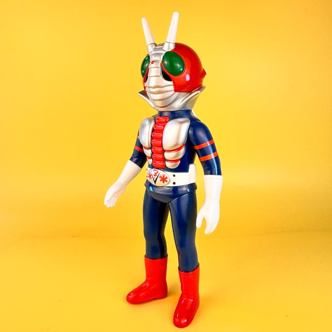 仮面ライダーV3　面取れ　当時物風　珍色　マルサン・ブルマァク・・/やまなや