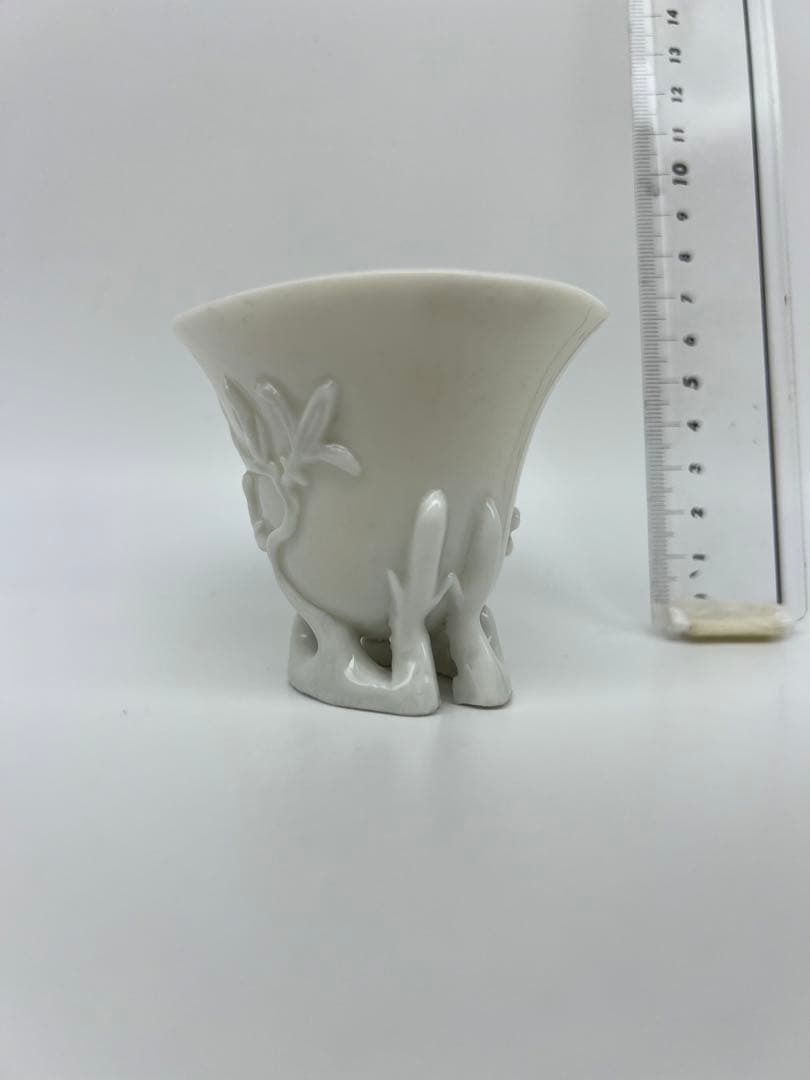 中国明朝か清朝德化窯杯茶道具骨董古美術　コレクション唐物　アンティーク青磁　江戸