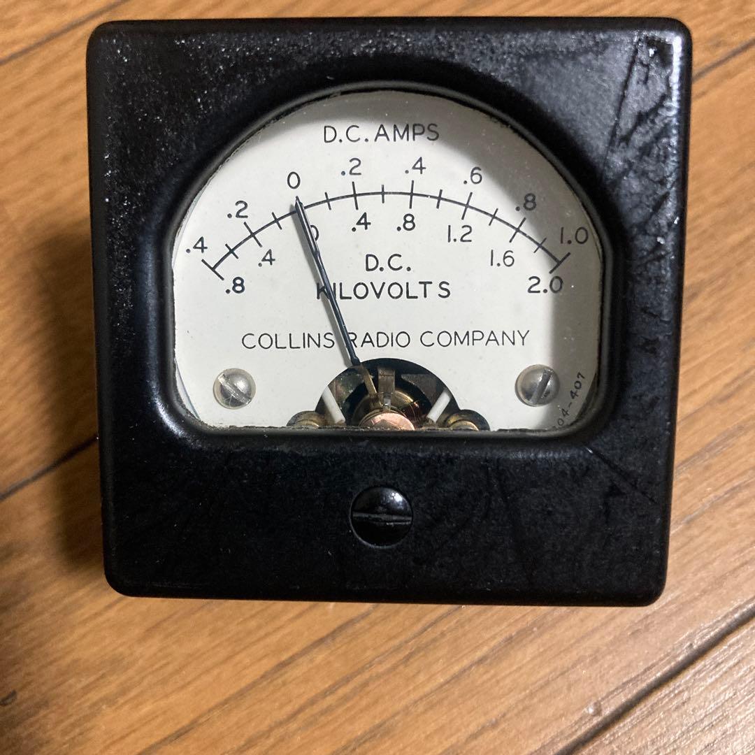 collinsコリンズ30Lー1メートル電圧、電流メーター