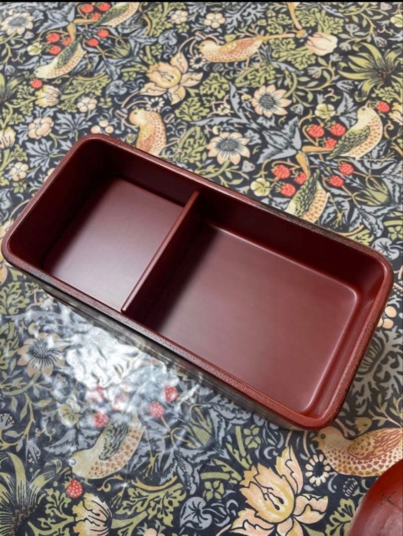 赤木明登作家作品　漆塗りの重箱と汁椀　朱色（赤）　箱付き