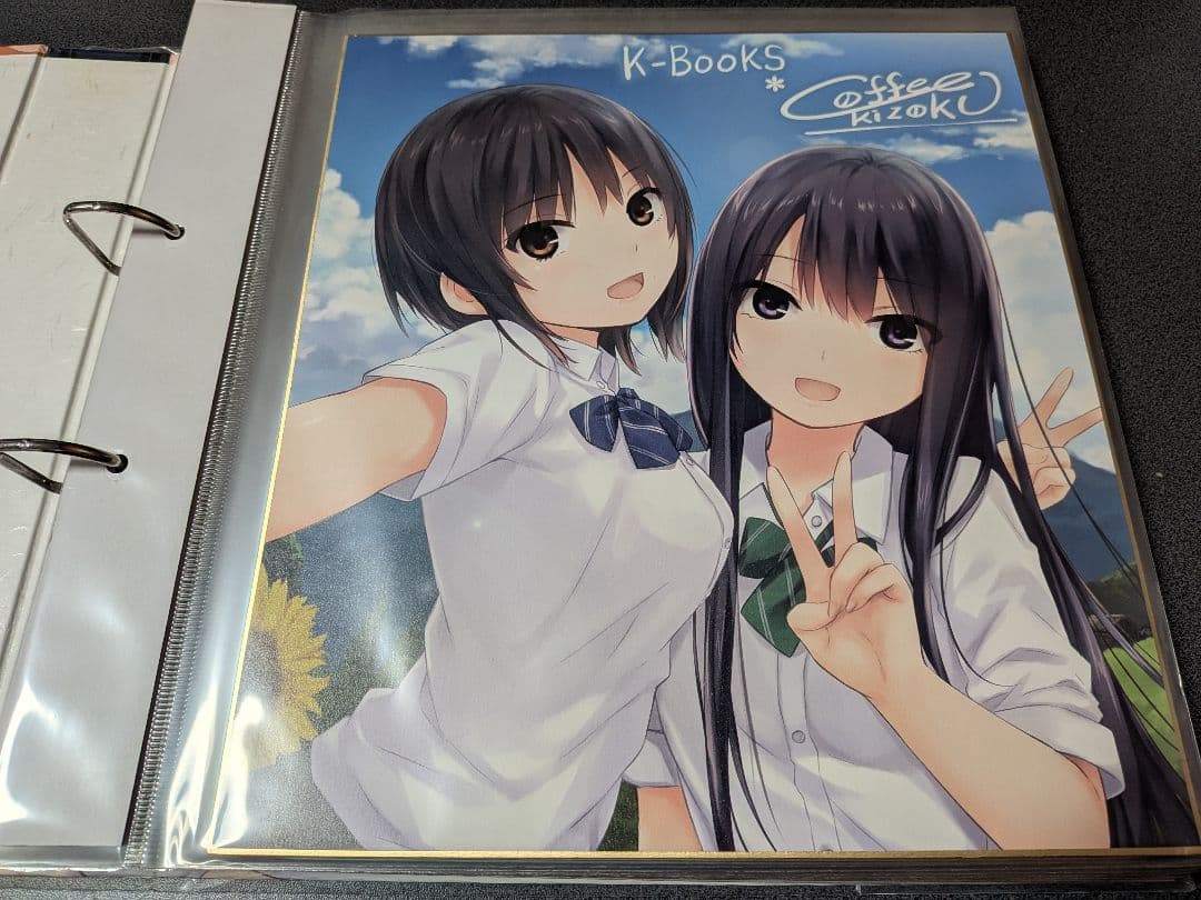 【1/16終売】珈琲貴族先生　色紙バインダー＋色紙11枚セット