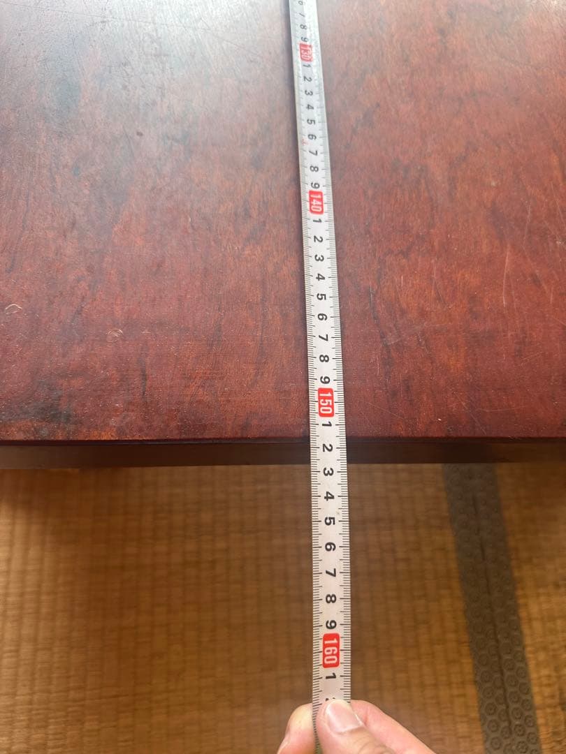 1枚板　座卓　テーブル　アンティーク　一枚板　引き取り限定です。栃木県佐野市まで