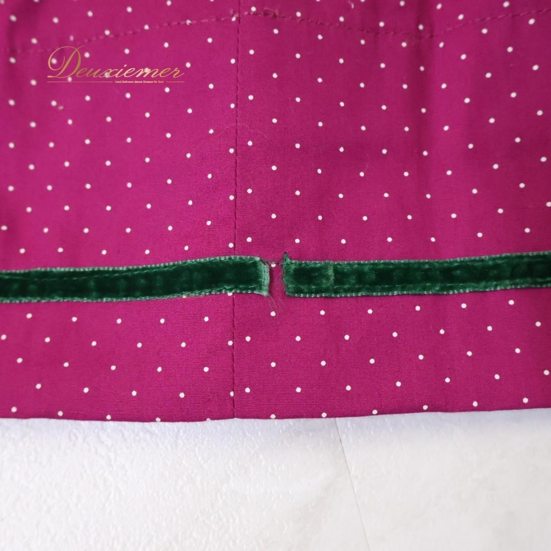 【フォークダンス衣装】ピンク Hammerschmid ワンピース ドレス 緑