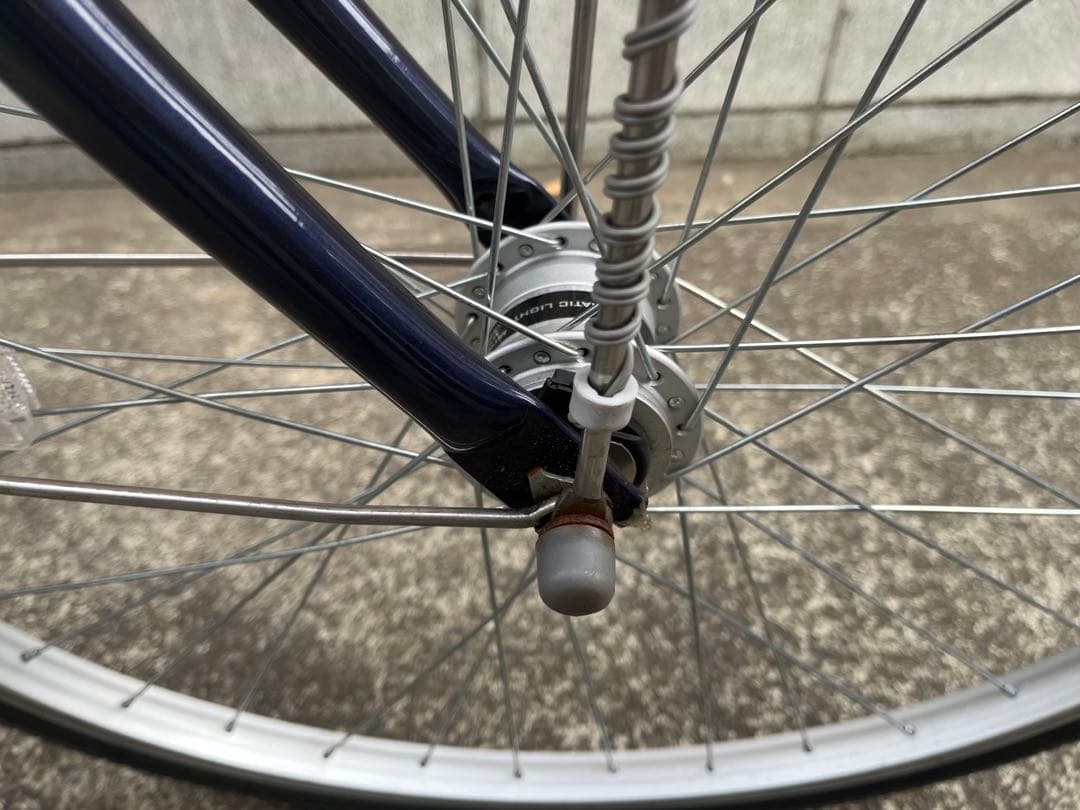 あさひ シティサイクル 前カゴ付／自動点灯ライト・防犯ワイヤー付【国分寺 引取】