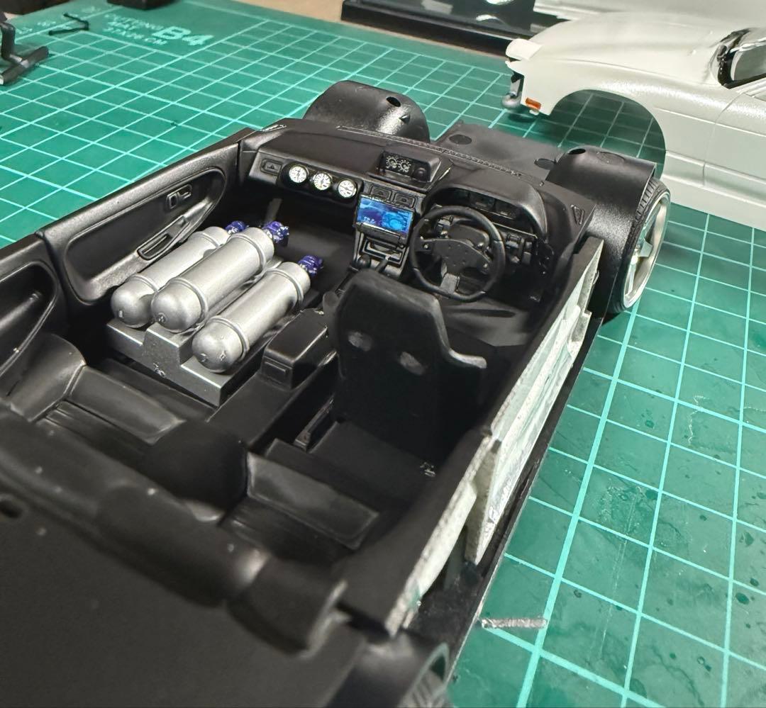 アオシマ URAS 180SX NOS仕様 Ver.2 WORKホイール 深リム