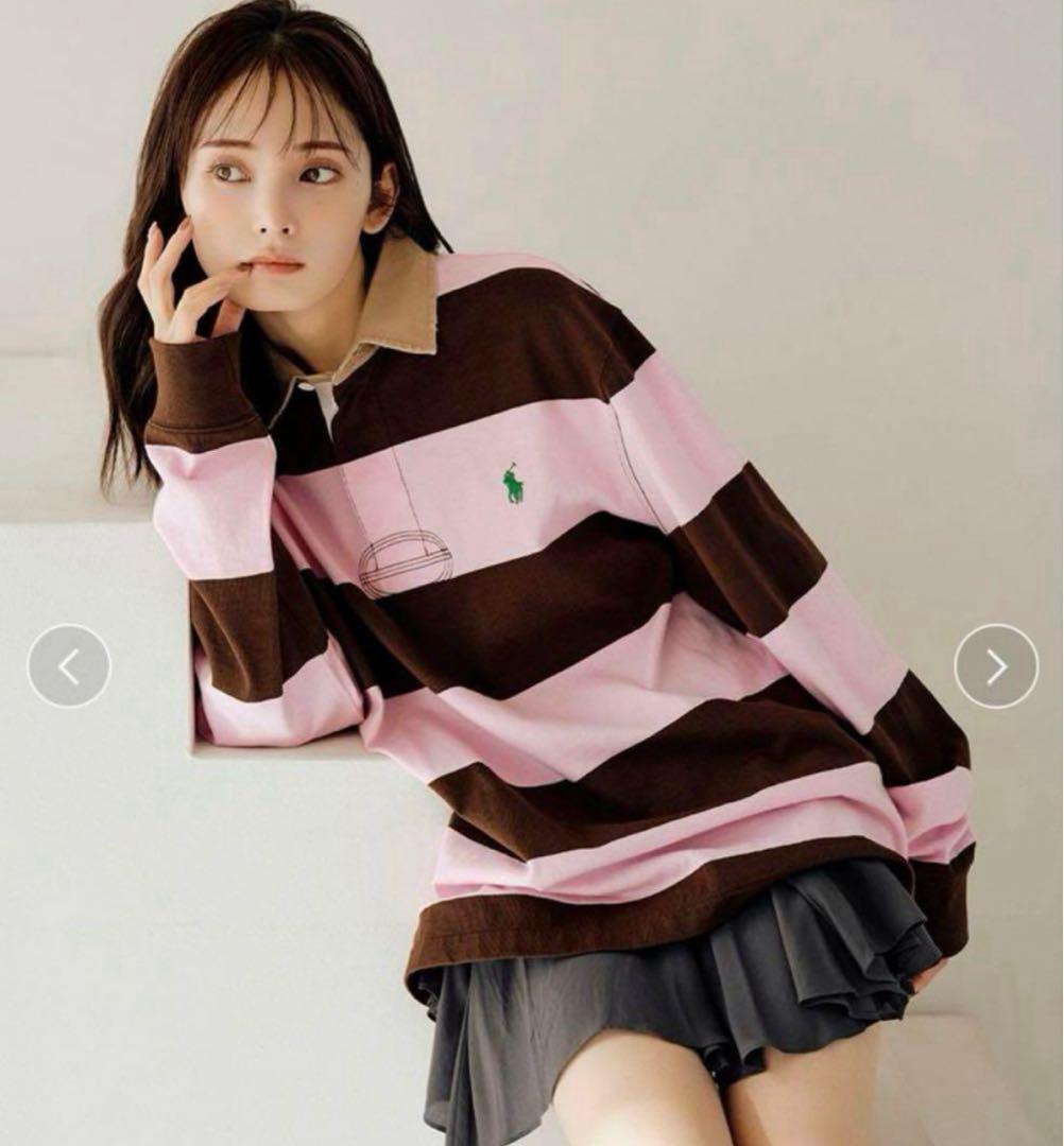 SNIDEL スナイデル　ラルフローレン　ラグビーシャツ