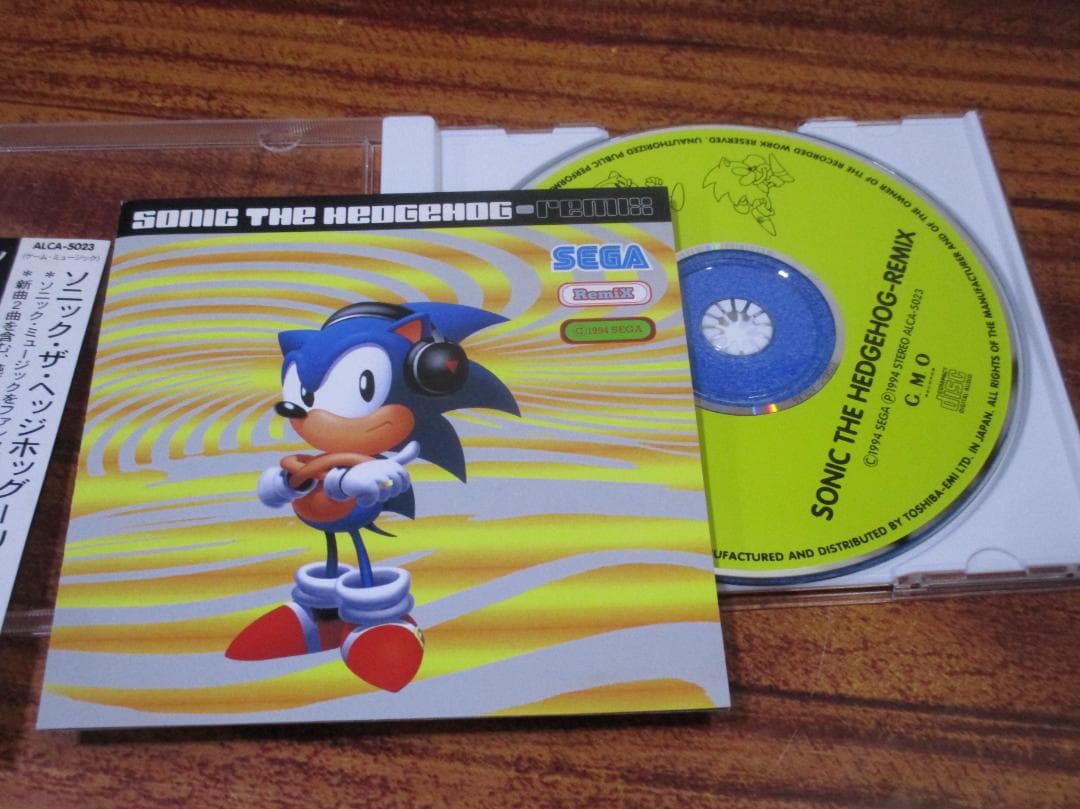 ソニック・ザ・ヘッジホッグ・リミックス　CD　帯つき　シールつき