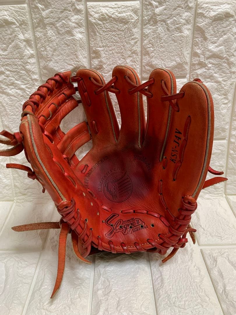 【即戦力】久保田スラッガー 少年軟式用 KSN-J4V オレンジ 右投げ