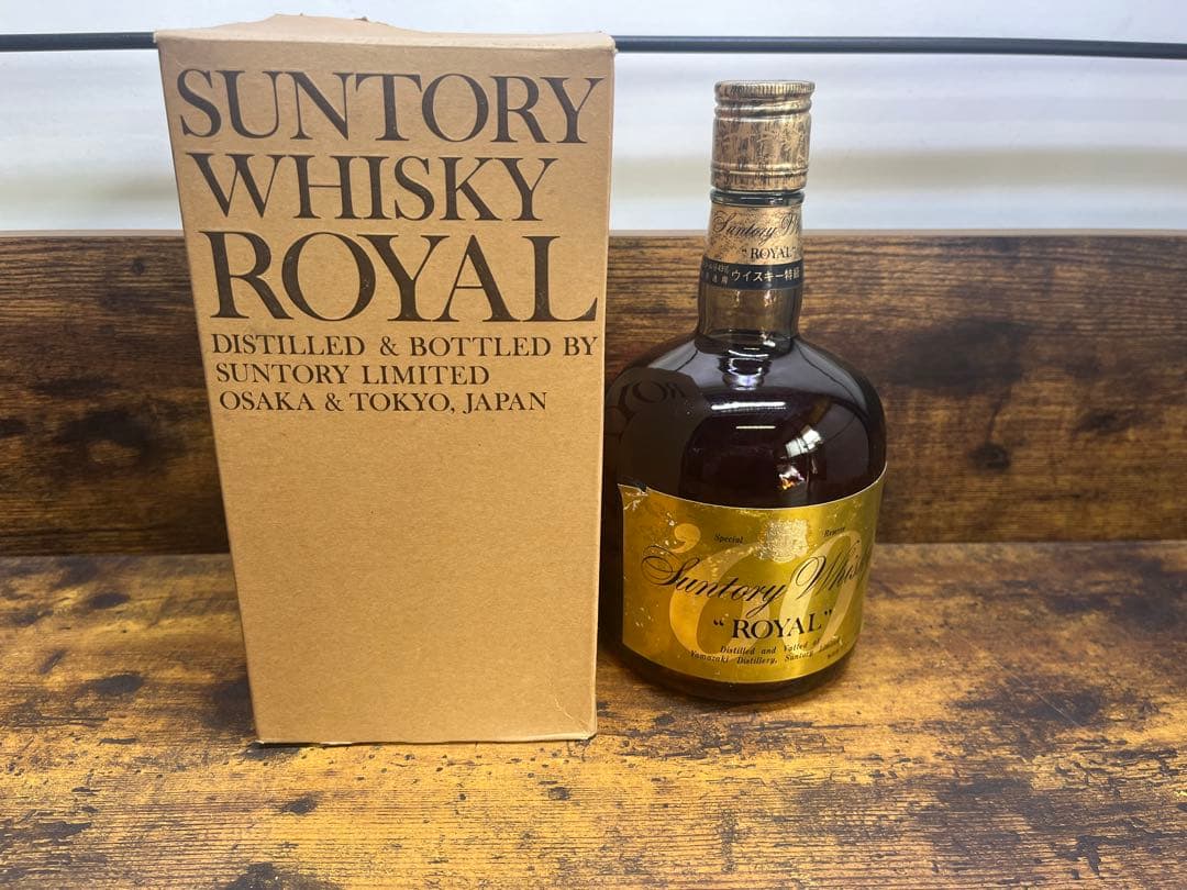 未開封　サントリー　ウイスキー　ローヤル　丸瓶　'60 特級　760ml 古酒