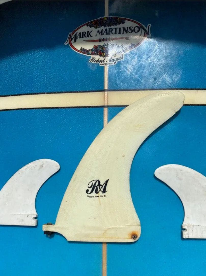 ロングボードRobertAugustマークマーティンソン9.6フィートリペア済