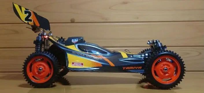 田宮トップフォースEVO.前後LEDライト付＆プロポバッテリー充電器完成品セット